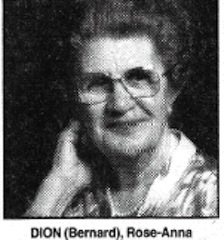 Photo of Rose-Anna Bernard