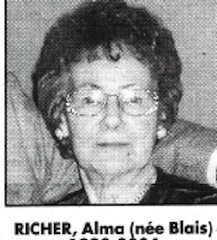 Photo of Alma Blais