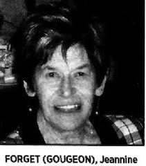 Photo de Jeannine Forget-Gougeon