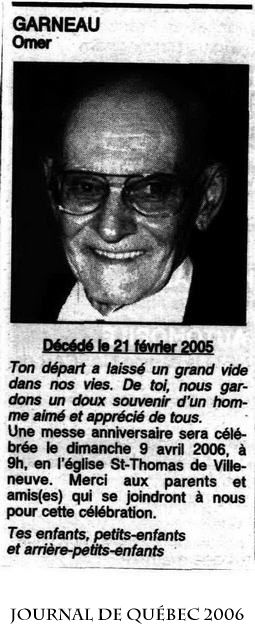 Photo of Omer Garneau