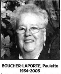 Photo de Paulette Laporte