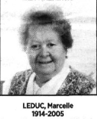 Photo of Marcelle Leduc