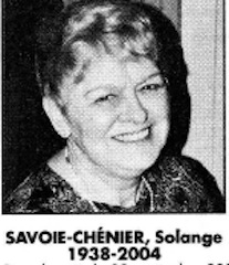 Photo of Solange Savoie-Chenier