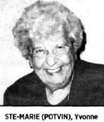 Photo of Yvonne Ste-Marie